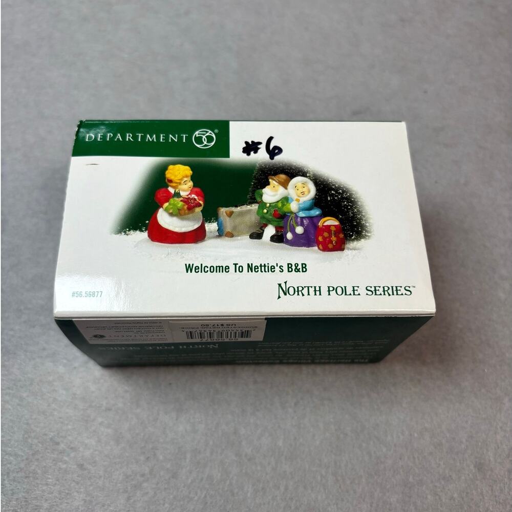 Dept 56‎ "Welcome to Nettie's B&B" North Pole Series #56877